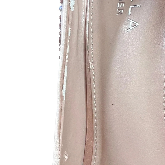 Carvela Kurt Geiger Rose Gold Lovebird Crystal-embellished Satin Stilettos - Picture 6 of 12